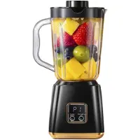 VERK 07428_CZ: USB-Smoothie-Mixer, 600 ml, 50 W, 10 Messer, schwarz