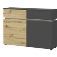 Home affaire Kommode Luci ¦ holzfarben ¦ Maße (cm): B: 124 H: 90 T: 40.0