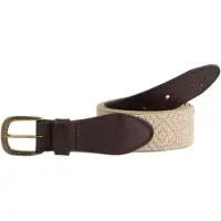 Silbon Ethnic Fabric Leather Gürtel