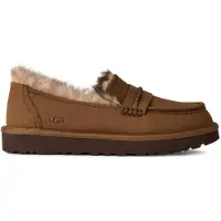 Ugg für Damen. 1183310 Mokassins aus Leder Ellis Nubuck Loafer braun (36), Wohnung, Nobuck, Keine, Lässig