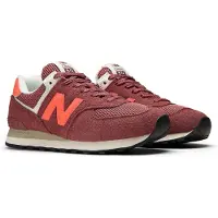 New Balance Sneaker "574", Mädchen, Gr. 37,5, rot (apollo gold), Synthetik, Textil, Schuhe Sneaker
