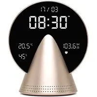 Lexon LR156GH3 Radio-Wecker Conic Clock Honiggoldfarben