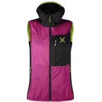 Montura Traccia Octa Hooded Vest Woman baton rouge/sunny lime (595202) S