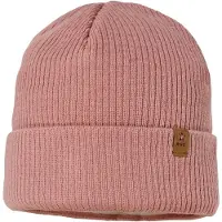 Maximo - Kid's Rippen Mütze m. Umschlag - Mütze Gr 51 cm rosa