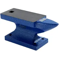 Markenlos Gusseisen-Amboss, KATSU 3LB 1,35KG mit Einzelhorn für Metallbearbeitung