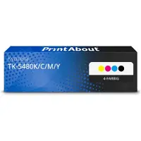 PrintAbout Toner kompatibel mit Kyocera TK-5480K/C/M/Y - 4-farbig - Multipack