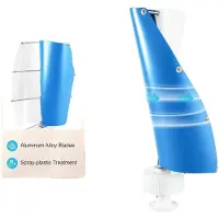 OEM Vertikale Windturbine, Leistungsausgang 500W, Maximale Windgeschwindigkeit 12,99 m/s, Höhe 1,5m, Durchmesser 0,8m, Montage erforderlich