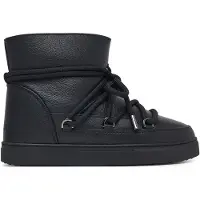 INUIKII für Damen. 1001.003.0252 Lederstiefel Full Leather schwarz (38), Wohnung, Schnürsenkel, Lässig