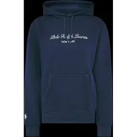 Ralph Lauren für Herren. 710B26089004 Sweatshirt aus Frottee mit marineblauem Logo (L), Lässig, Baumwolle