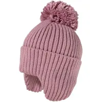 Maximo - Kid's Mini-Mütze mit Pompon - Mütze Gr 53-55 cm rosa