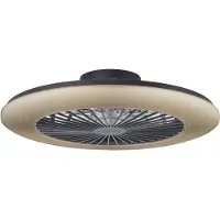 Brilliant XXL-Lüfter Salerno mit RGB-Lampe