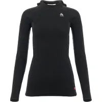 Aclima - Women's Warmwool Hoodsweater V2 - Merinohoodie Gr XL schwarz
