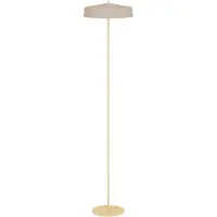 Eglo Stehleuchte Valdiola, sand/messing, Metall, Höhe 160 cm