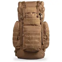 Mil-Tec Sturm Militärrucksack GEN II, coyote, 65 Liter, ca. 35x62,5x18,5 cm