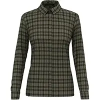 Salewa Fanes Flannel 5PL W Long Sleeve Shirt faded green/olive (5A57) 34