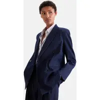 Seidensticker Jackenblazer , Damen, Gr. 34, blau (dunkelblau), 100% Baumwolle, Blazer Jackenblazer