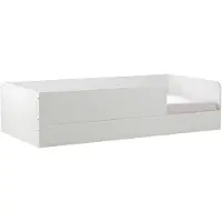 Arthur berndt Bodenbett Essentials 90x200 cm – Montessori Kinderbett, Low Bed, Weiß