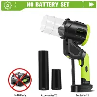 StarTech.com Elektrischer Laubbläser - Turbogebläse - 5000 W - 38000 U/min - Bürstenloser Motor - Hochdruck - Akkubetrieben - Ohne Akku