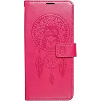 COFI Mezzo Buchtasche Mandala Magnet Hülle kompatibel mit iPhone 15 Rot