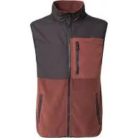 Iriedaily - Auf Deck Fleece Vest - Fleeceweste Gr XL rot
