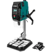 Vonroc Säulenbohrmaschine 900W - Tischbohrmaschine - Digitales Bedienfeld mit LCD-Display - Kreuzlinienlaser und LED-Arbeitsleuchte - Inkl. Schnellspanner, Bohrzwinge und Parallelführung