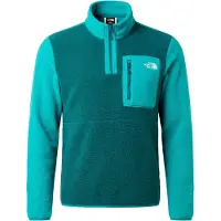 The North Face Mens Yumiori 1/4 Zip pacific teal/restorativ (S7H) L