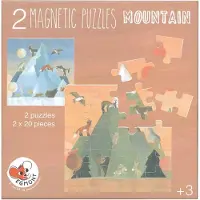 Egmont toys Magnetisches Puzzle-Buch Berge – Abenteuer für kleine Entdecker