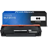 PrintAbout Toner kompatibel mit Samsung MLT-D111S (SU810A) - 2x Schwarz - Multipack