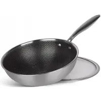 Edenberg Wokpfanne Edelstahl Antihaft Robust 28cm