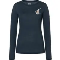Super.natural W LIL Ski Bunny LS blueberry/various/mountain trail gl (92J) L
