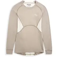 Bergans Inner:pure Merino Long Sleeve Women sandstone/vanilla white (25775) L