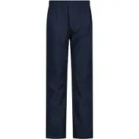CMP Woman Rain Pant With Lining AND Full Lenght Side Zips black blue (N950) 42