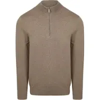 Profuomo Half Zip Pullover Luxury Beige - adult