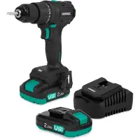 Vonroc PRO Akku-Bohrschrauber 20V – Bürstenloser Motor – 40Nm | Inkl. 2x 2,0Ah Akku und Ladegerät