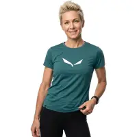 Salewa - Women's Solid Dri-Release S/S Tee - T-Shirt Gr 32 türkis