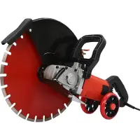 OEM Betonsäge, 4000W Motor, einstellbare Schnitttiefe, Rot