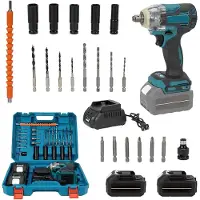 OEM Schlagschrauber, 1200 N·m Drehmoment, variable Geschwindigkeitsregelung, 2 Batterien, EU
