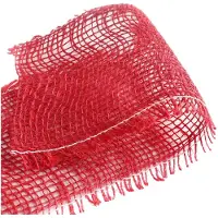 vidaXL Juterolle 10 x 500 cm Rot