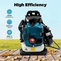 StarTech.com Laubbläser - Rucksack-Laubbläser - 75,6 cm³ - 4-Takt-Motor - Benzinbetrieben - Gewerblich - Komfortgurte - Für Laub, Schnee und Staub