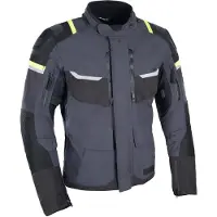 Oxford Jacke Stormland Grau/sw/neongelb Gr. M