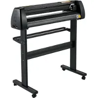 OEM Vinylschneider, einstellbare Geschwindigkeit, 28 Zoll Schnittbreite, Hellgrau