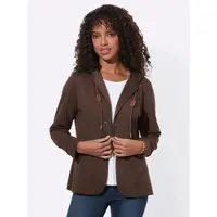 Witt Weiden Shirtjacke in schoko | Gr.: 42