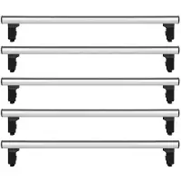 Menabo Professional Airdyn | Dachträger Ford - Transit VIII Connect 2013+, L2 - Aluminium - Länge 125 cm - Tragkraft 150 kg - 5er-Pack
