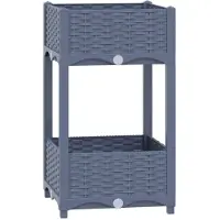 Syfax Hochbeet 40x40x71 cm Polypropylen