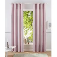 Otto Home Vorhang "Parry, Ösen, 2er Set, blickdicht, Topseller" Gr. 4, rosa (rosé), B:140cm H:245cm, Polyester, Recyceltes Material, Gardinen, Vorhang, 2-er Set, blickdicht, monochrom, basic