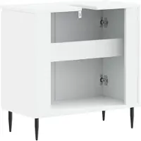 vidaXL Waschbeckenschrank ZWOLLE Weiß 59,5 x 31,5 x 59 cm