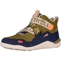 TROLLKIDS Barfußschuh "KIDS NORDFJORD BAREFOOT WINTER HIKER" wasserdicht, warmes Fleecefutter