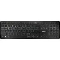 Cherry KW 9100 SLIM, Kabellos, RF Wireless + Bluetooth, QWERTY, Schwarz