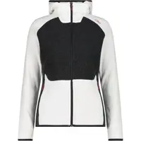 CMP Woman Jacket FIX Hood carbone mel-b.co gesso (99UZ) 40