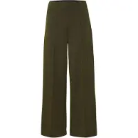 Ichi IHKATE Jacquard Damen Hose Stoffhose Culotte-Hose mit Reißverschluss Ziernä